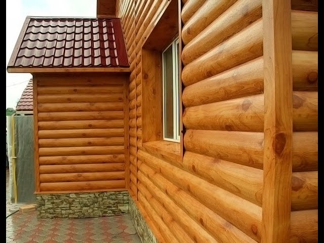 Отделка блок хаусом
